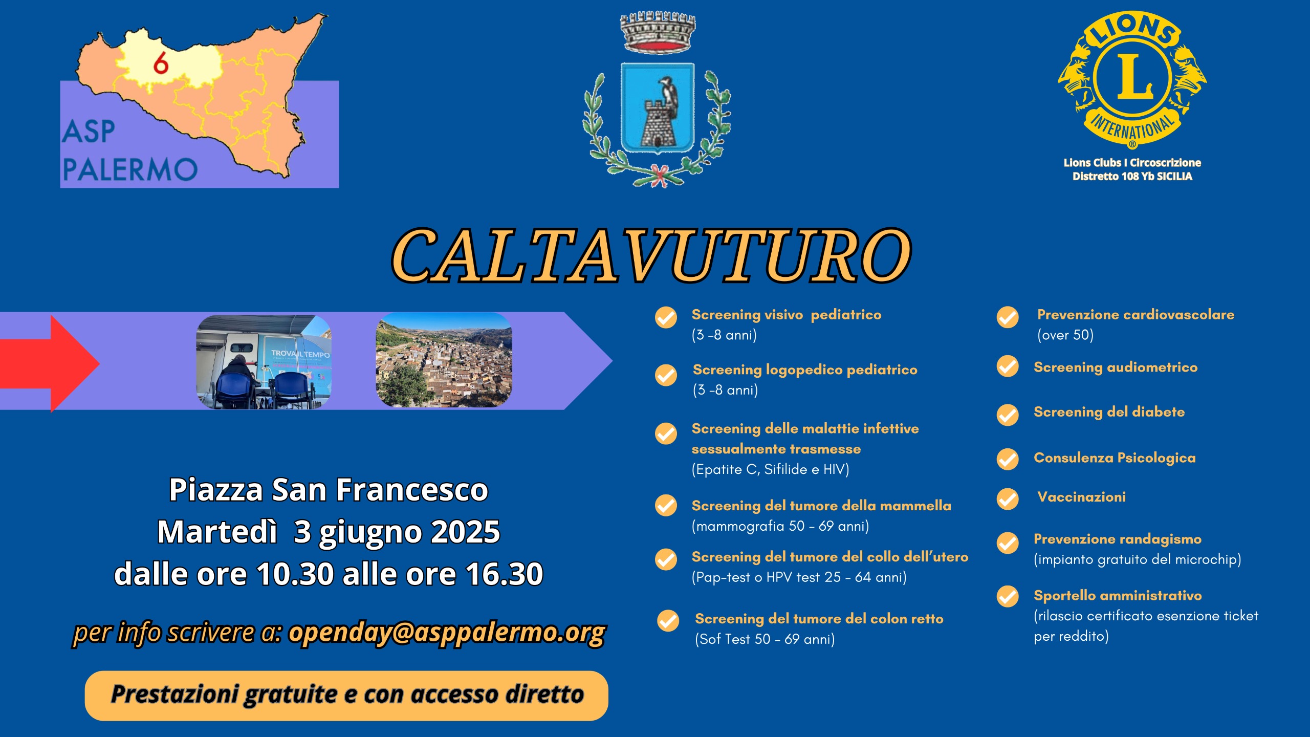 Locandina Open day Caltavuturo